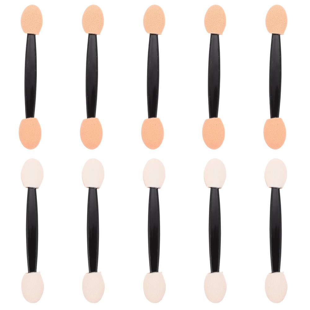 DIYEAH 100pcs Double-ended Eyeshadow Sponge Brushes Latex Sponge Applicators Disposable Makeup Sticks for Professional Artists and Beauty Salons Portable Cosmetic Tools for Weddings