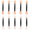 DIYEAH 100pcs Double-ended Eyeshadow Sponge Brushes Latex Sponge Applicators Disposable Makeup Sticks for Professional Artists and Beauty Salons Portable Cosmetic Tools for Weddings view 1