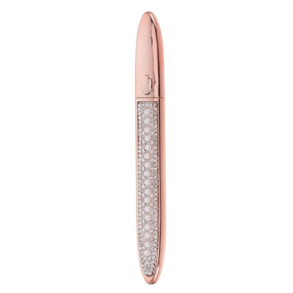 Beatifufu Self-adhesive Eyeliner Pencil with Diamond Pearl Design No Blooming Eye Makeup Tool for Beginners and Professionals Cosmetic Accessory
