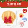 2-Pack Microfiber Hair Towel Wrap for Women - Quick-Dry & Absorbent Hair Turbans with Bow Design, Soft Wet Hair Cap for Shower & Travel, 10.7inch(C) view 4