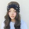 Hhhchpm 4 Pack Fashion Pearl Decorations Bow Headbands Womens Ear Warmers Headbands Winter Warm Fuzzy Head Wrap (4pcs-1) view 3