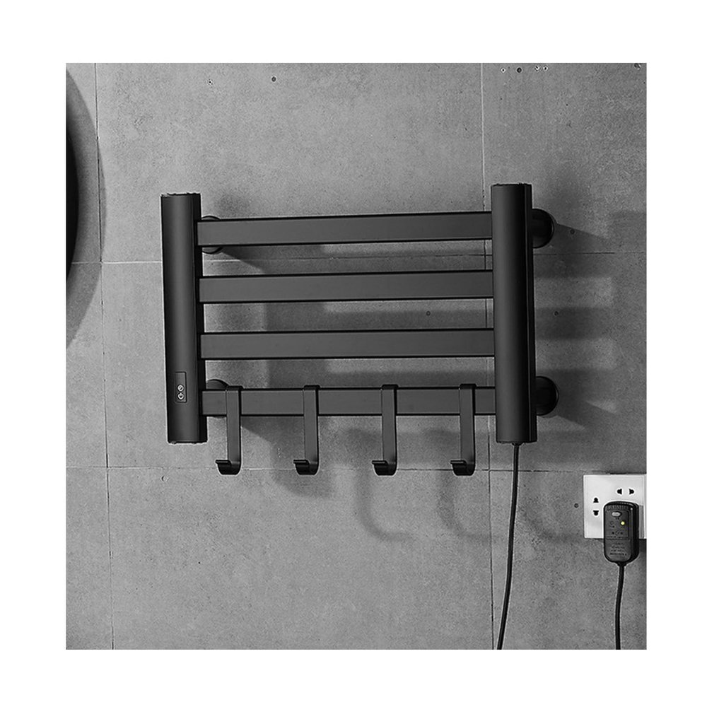 Wall Mounted Aluminum Towel Warmer Rack - Constant Temperature Heated Towel Heater for Bathroom & Spa Efficient Towel Drying Rack for Hotels & Home Use