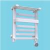 Wall-Mounted Heated Towel Rack - Black Aluminum Towel Dryer with Top Shelf for Bathroom Spa & Hotel Use - Stylish & Efficient Heated Towel Warmer view 1