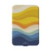Impressions Vanity Touch Pad Folio LED Makeup Mirror with Tri Tone LED Lighting, Printed Flip Cover Portable Compact Mirror with Soft Touch Sensor, Dimming Function Pocket Mirror for Women (Waves) view 2