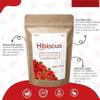 Hibiscus Powder For Hair, Face, Organic Powder For Hair- 100 Gram view 3