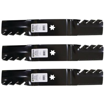 3 Toothed Blades fit Replacement for Cub Cadet 742-0677B 942-0677B MTD 742-0677 54" Troy Bilt