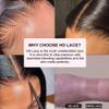 oulaer HD Lace Short Bob Wigs 13X6 HD Lace Front Wig Blunt Cut Glueless Human Hair Natural Color HD Wig Pre Plucked Braziljan Hair for Women 150% Density 10Inch view 4