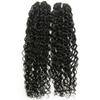 100% Human Hair Knotless Pre-Separated Crochet Hair Feather Crochet Human Hair Extensions With String In The Middle For Braids Spanish Curl 16inch 120g view 3