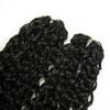 100% Human Hair Knotless Pre-Separated Crochet Hair Feather Crochet Human Hair Extensions With String In The Middle For Braids Spanish Curl 16inch 120g view 4