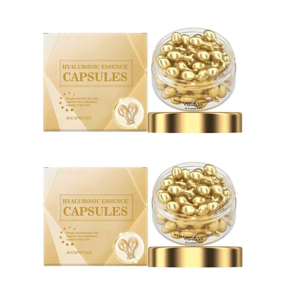 2PCS Face Care Capsules Serum Wrinkle Firming Whitening Skin Care Travel Friendly Serum