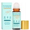 Frankincense and Castor Oil Rose Quartz Roller  Organic Cold-Pressed Castor Oil Roll-On with Removable Rose Quartz | Firms Smooths Skin, Brightens Eyes, Reduces Scars Stretch Marks 1.7FLOZ view 1