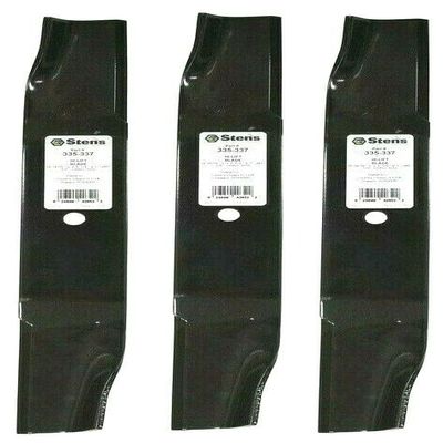 3pk Hi-Lift Blade fit Replacement for Country Clipper H-1714 1714 Snapper 79369 79388 48" deck
