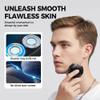 Portable Multifunctional Electric Shaver, Mini Razor for Shaving Face, Electric Foil Shavers for Men, Compact Travel Face Shaver, Dual Floating Blades, Gifts for Dad & Boys (Silver) view 2
