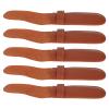 5PCS Clipper Case, Portable Trimmer Protective Sheath, PU Leather Hair Trimmer Storage Bag with Exquisite Texture, Comfortable Touch for Barber Tools, Blade Protection for Professi view 2