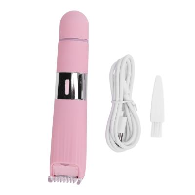 Pilipane Electric Body Hair Trimmer for Women 2 in 1 Dual Head Hair Trimmer for Face Lip Chin Pubic Underarm Legs Gentle on Sensitive Areas Portable ABS Material