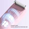 Pilipane Electric Body Hair Trimmer for Women 2 in 1 Dual Head Hair Trimmer for Face Lip Chin Pubic Underarm Legs Gentle on Sensitive Areas Portable ABS Material view 4