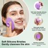 Blackhead Remover Tools Set with Pore Cleaner Spatula, Silicone Face Scrubber & 4 Pimple Extractor Tools, Black Head Remover for Face Skin Care view 3