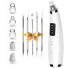 Blackhead Remover Pore Vacuum, Pore Cleaner for Face with 5 Attachments & 3 Suction Levels, USB Rechargeable Facial Blackhead Extractor Tool for Women & Men (Pearl White) view 1
