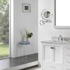 MFQJJRRMI Makeup Mirrors Wall Mounted,Bathroom Brass Lighted Magnify Folding Extendable Vanity Mirrors view 4