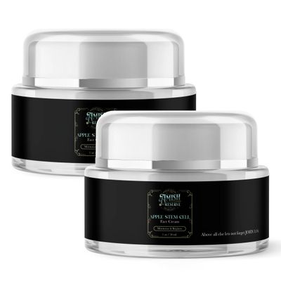 Amish Reserve Apple Stem Cell Face Cream, Anti-Aging Moisturizer, 1 oz, Ultra-Hydrating (2)