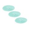 Silicone Makeup Brush Cleaning Mat Round Portable Cosmetic Brush Cleaner Pad for Sponge and Brushes 10pcs Soft Reusable Travel Friendly view 3