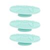 Silicone Makeup Brush Cleaning Mat Round Portable Cosmetic Brush Cleaner Pad for Sponge and Brushes 10pcs Soft Reusable Travel Friendly view 4