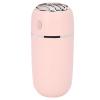 USB Facial Mist Sprayer 300ml Quiet Nano Fine Spray Humidifier with Night Light for Skin Moisturizing and Sleep Enhancement ABS Material (Roseate) view 2
