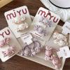 1 Pair Hair Ties Soft Stretchy Elastic Bands Nonslip Design For School Play Party Outfits Lightweight Candy Hair Scrunchies view 4