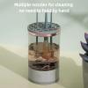 Automatic Makeup Brush Cleaner and Dryer, Sonic Vibration Deep-Cleaning Tool with Visible Chamber, Multi-Brush Cleaning, Gentle Water Spin, Dustproof Storage for Beauty Tools view 2