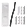 Eyebrow-Razor Unisex- Trimmer Dermaplaning Tool-Ergonomic Shaper And Facial- For Beard-Moustache For Women Face/men Barber- Kit For Women Grooming Set Brush Scissors Tweezers view 1