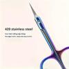 For 1 Pack Stainless Steel Cuticle Scissors - Professional Thin Blade Nail Clippers for Manicure, 5pcs, BH01 ERBUFAY view 4