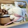Comfort Collection Spa Gift Box Set with Plush Bear, Verbena Hand Cream, Aromatherapy Candle, Natural Soap, Wooden Box, Best Wishes Card for Self-Care and Relaxation view 3