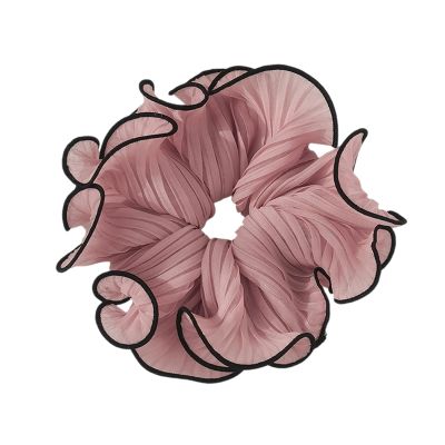 Lacy Hair Tie Elastic Scrunchies Ruched French Rings For Elegant Updos Suitable For Long Ponytail Trendy Accessory