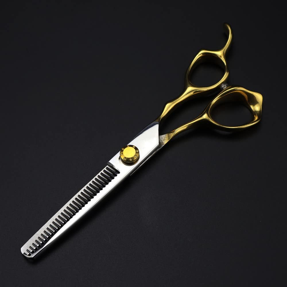 IOCCIOBB Hair Cutting Scissors, 6Inch Professional Japan 440C Steel d Scissor Barber Haircut Thinning Shears Hairdressing,Set