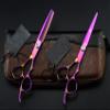 IOCCIOBB Professional Hair Cutting Shears, Upscale Japan 440c 6 inch Purple Plum Cut Barber Scissors thinning Hairdressing view 1