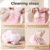 3PCS Premium Exfoliating Shower Towel 2026 New, Scrub Wash Cloth for Back Body Face, Exfoliating Washcloth Body Scrubber for Men & Women (3PC-B) view 4