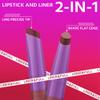 2-IN-1 Lipstick Lipliner, Velvet Matte Finish, Smooth & Plump, 12 Universal Lip Color-Nude Pink Rose Mauve Berry Plum, Creamy Formula for Lip Makeup, All-Day Wear, Cruelty-Free (#07 DESERT ROSE) view 4