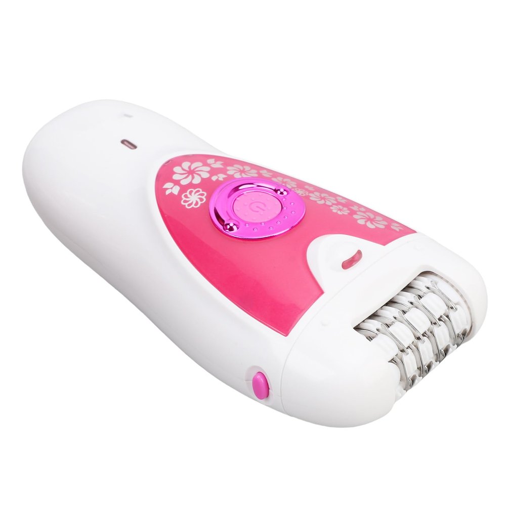 FILFEEL Women's R-Shaped Depilator with LED Light 2 Replaceable Heads USB Rechargeable Hair Removal Trimmer for Portable Grooming -