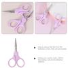 Beaupretty Stainless Steel Eyebrow Scissors Small Curved Grooming Trimmer for Men and Women Lightweight Rust-resistant Beauty Tool for Eyelashes Facial and Nose Hair Shaping view 3
