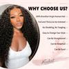 20 Inch Deep Wave Bundles Human Hair 100% Unprocessed Brazilian Virgin Hair 16A Raw curly human hair bundles 1 Bundle Weave Curly Bundle Natural Black view 3