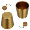 GALPADA Stainless Steel Shaving Bowl for Men Shave Cup with Stylish Hammered Pattern Reusable Lather Soap Bowl for Daily Wet Shaving view 3