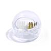 Fairsailrain Nail Grinding Head Cleaning Brush, Detachable Cleaning Case with 2 Soft & Hard Steel Wire Brushes, Versatile Tool for Professional Nail Salons (White) view 4