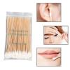 100/200Pcs 6 Inch Long Wooden Handle Cotton Swabs Single-Head Steriles Stick Applicator For Wound Makeup Long Wooden Handle Cotton Swab view 2