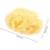 Beaupretty Natural Honeycomb Bath Sponge Soft Gentle Scrubber for Delicate Skin Super Absorbent Shower Sponge for Boy Girl Multi-use Cleansing Tool for Baths and Facial Care view 2