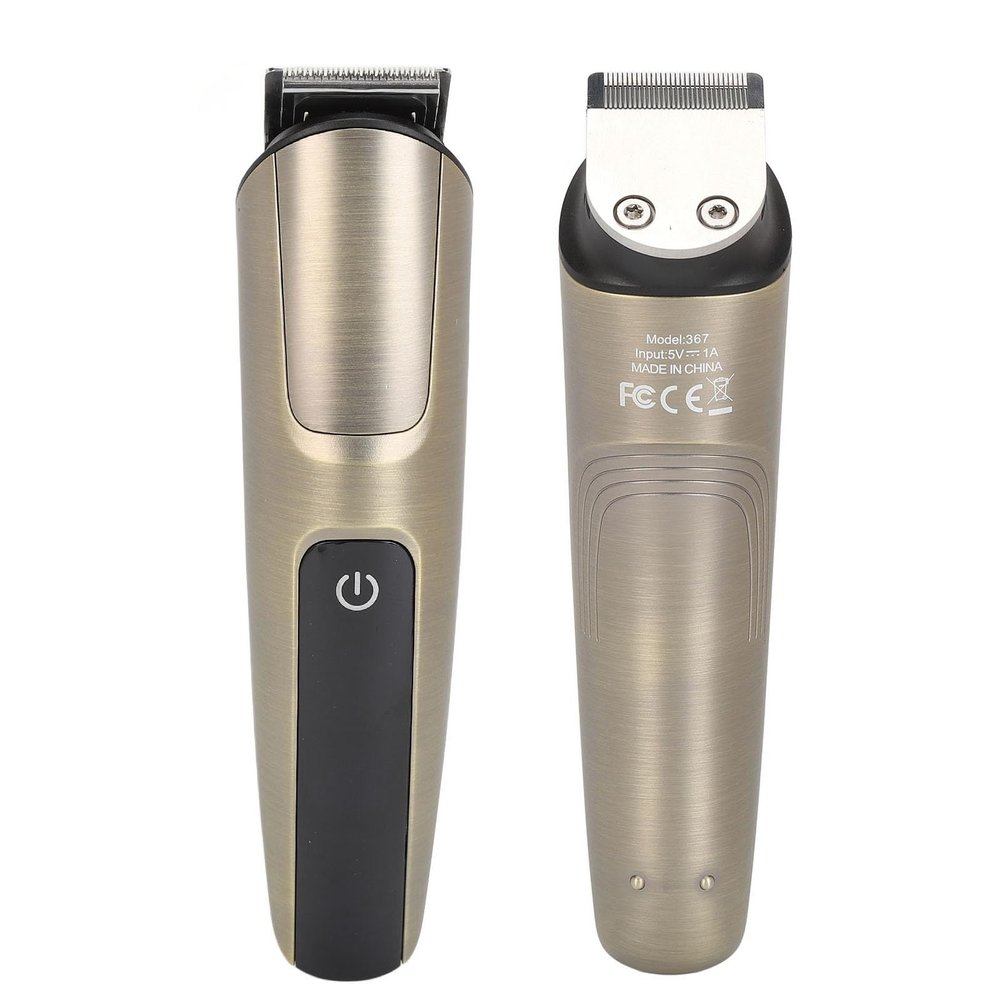 5-in- Electric Hair Nose Trimmer with 10W Low Noise Motor USB Rechargeable Beard Groomer for Travel Home Use