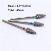 1Pcs big small Professional Nail Art Electric Drill Machine Manicure Pedicure Accessories Carbide nail drill bit(6mm XC 1pcs) view 4