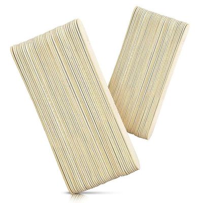 For 100 pcs Large Wax Spatulas Waxing Hair Removal Wood Sticks Applicators