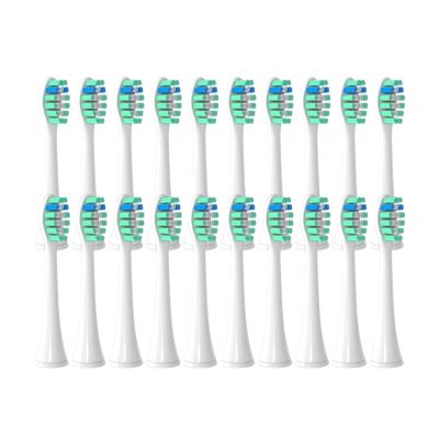 Compatible for Brush Heads Compatible with Tips Soft Nozzles Hx3/6/8/9(20pcs Green)