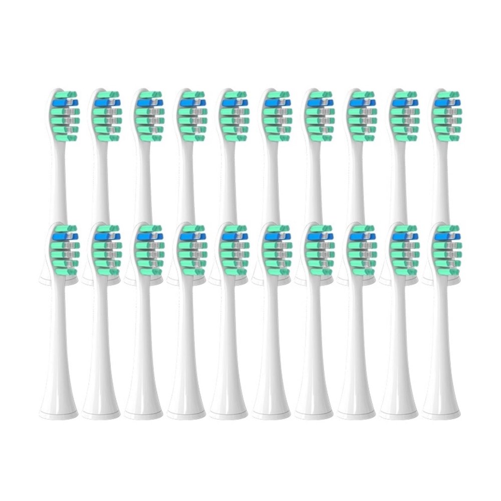 Compatible for Brush Heads Compatible with Tips Soft Nozzles Hx3/6/8/9(20pcs Green)