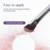 5 Pack Angled Eyeliner Brush, Concealer Brush, Eye Brow Angle Brow Brushes Flat Gel Eye Makeup Contour for Precision Application Beauty Cosmetic Tool for Tinting With Soft Synthetic Hairs view 3